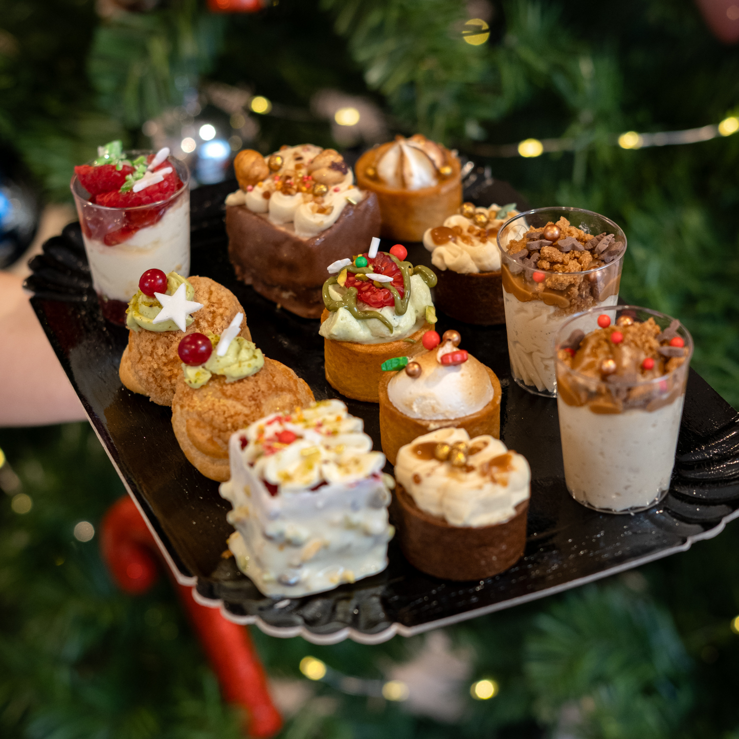Plateau de réductions pâtissières