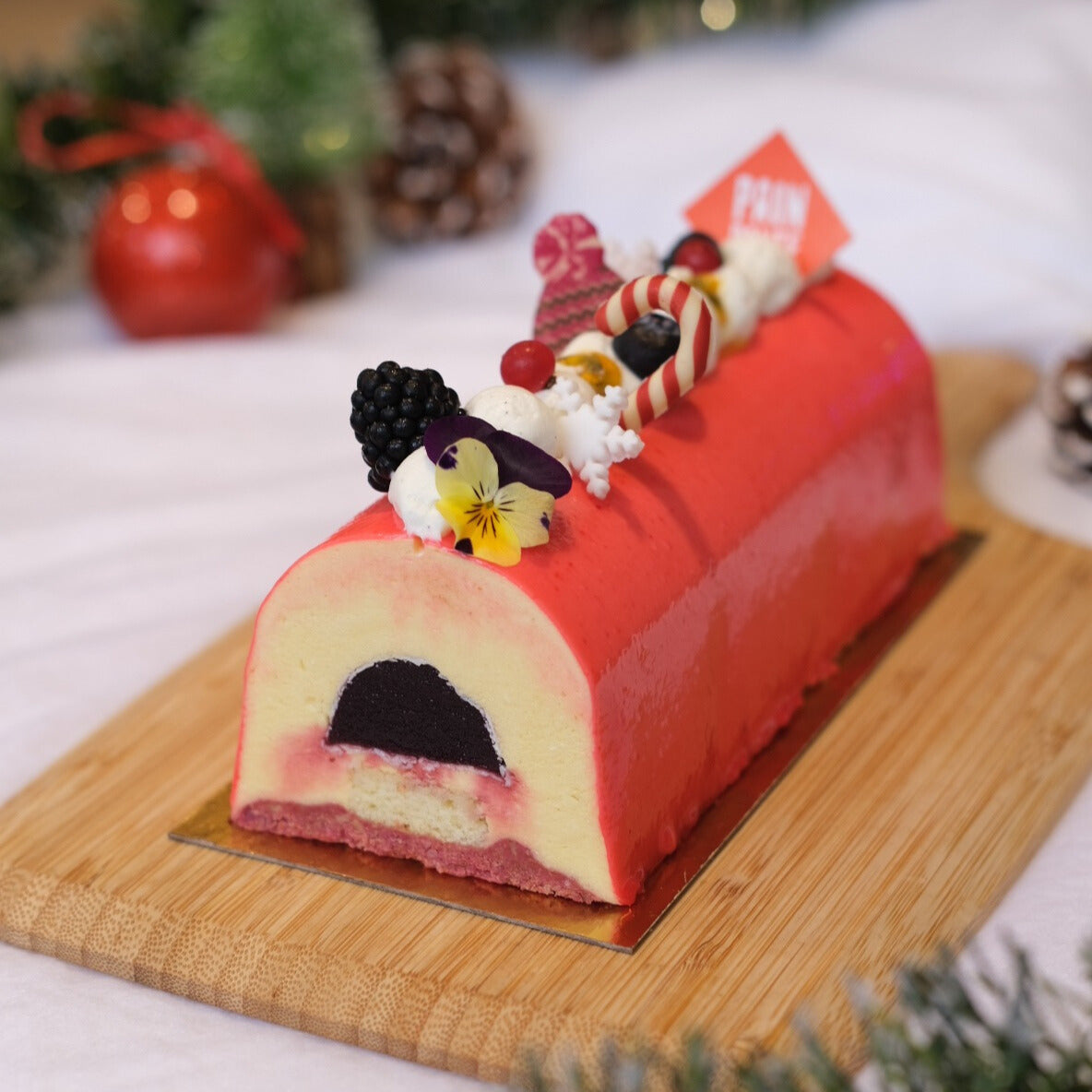 La bûche passion griotte