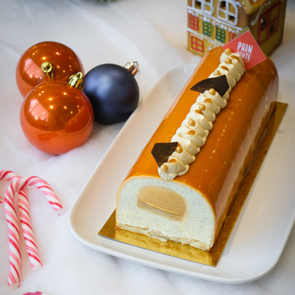 La bûche Vanille Caramel