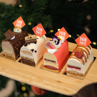 Pack de 4 bûchettes de Noël