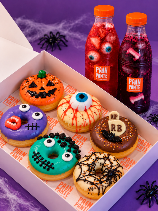 Pack de 6 Donuts et 2 potions d'Halloween