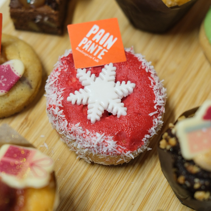 Plateau de réductions sucrées type US de Noël