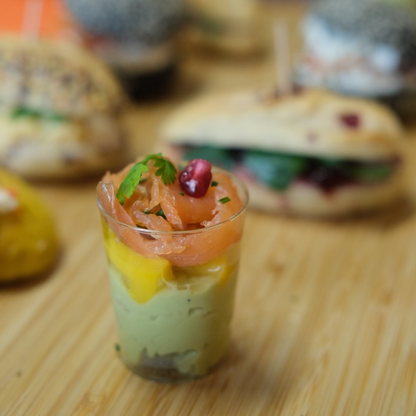 Plateau de 15 réductions salées festives froides