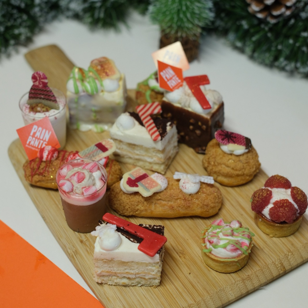 Plateau de réductions pâtissières spéciales Noël