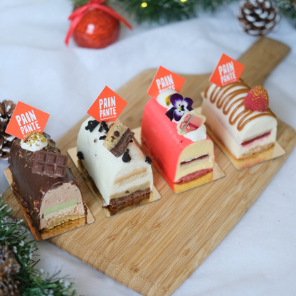 Pack de 4 bûchettes de Noël