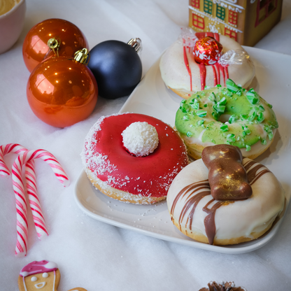 Assortiment de donuts de Noël