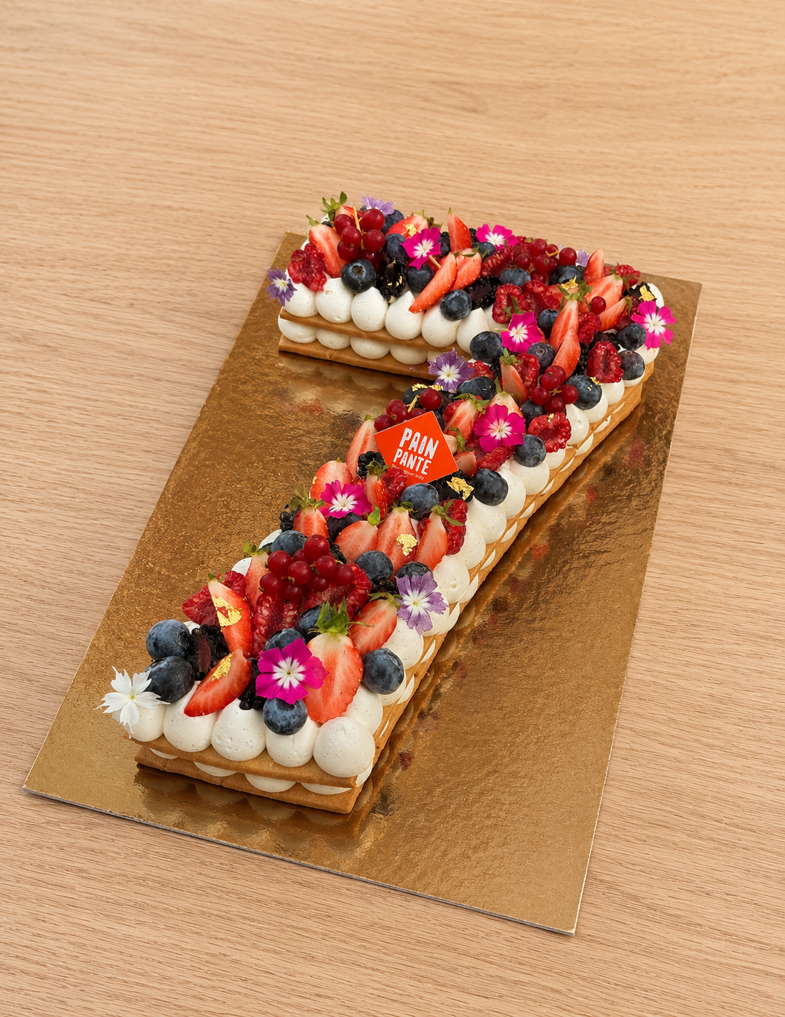 Number cake personnalisable