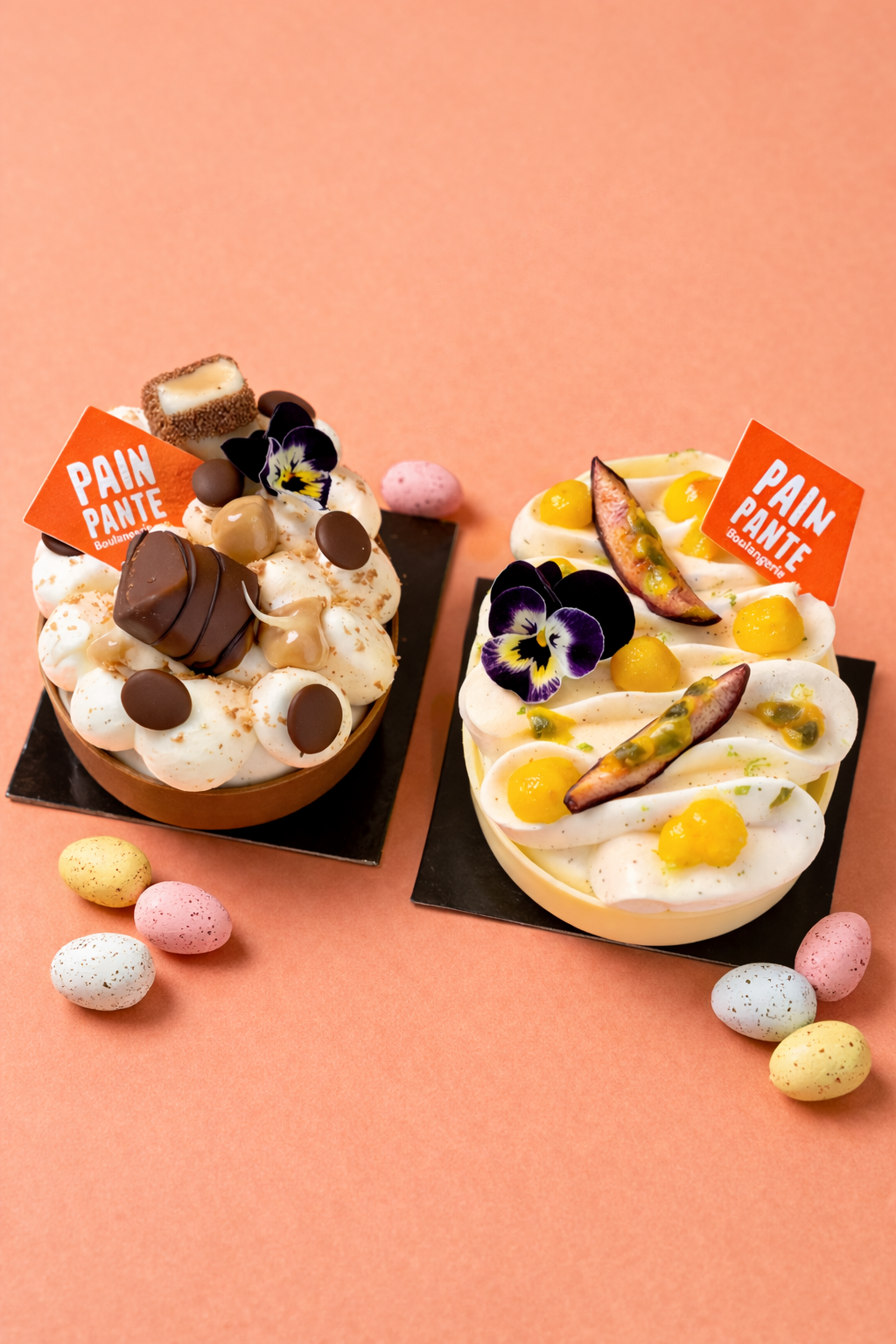 Duo d’œufs cheesecake – Bueno spéculoos & Passion vanille spéculoos