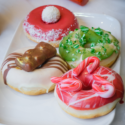 Assortiment de donuts de Noël